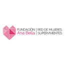 Logo "Fundacion Ana Bella Red de Mujeres Supervivientes" con un cuore stilizzato rosa composto da poligoni, in un cerchio bianco.