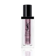 YSL Beauty Pure Shots Youth Reload Serum, 30ml, in a purple-tinted glass bottle with black pump, reflected on white.