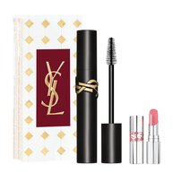 Set regalo YSL Lash Clash con mascara nera, mini rossetto rosa e confezione Holiday.