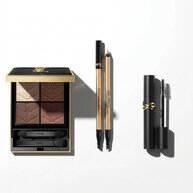 Prodotti YSL per il trucco occhi su sfondo bianco