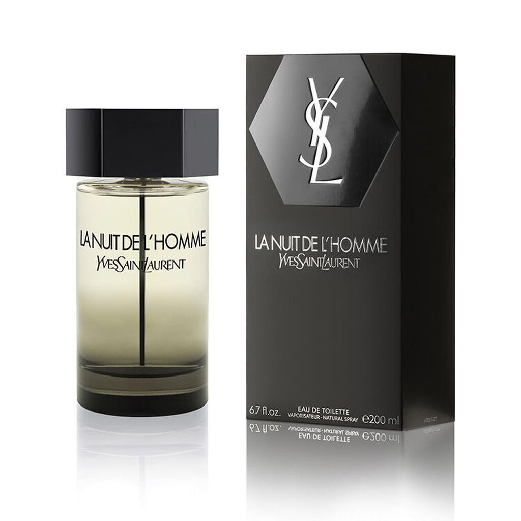 La Nuit De L'Homme Eau De Toilette Spray - Ambrato Fresco - Fava Tonka - Uomo - 200 ml