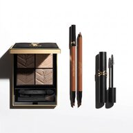 Prodotti YSL per il trucco occhi su sfondo bianco