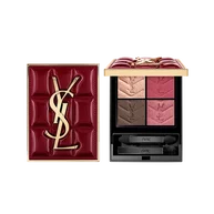 Edizione da collezione YSL Couture Mini Clutch, palette con astuccio quiltato bordeaux e quattro tonalita di ombretto.